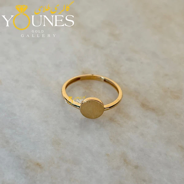 انگشتر دایره مینیمال طلا